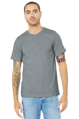BELLA+CANVAS   Unisex Heather CVC Short Sleeve Tee. BC3001CVC