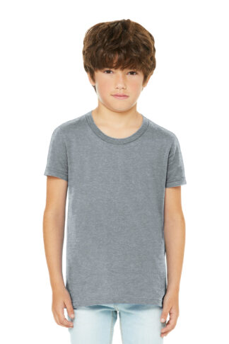 BELLA+CANVAS  Youth Heather CVC Tee BC3001YCVC